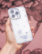 Elevated Faith Christian iPhone Case with a celestial design featuring stars and the 'Heaven made' text