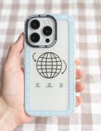 Elevated Faith Christian iPhone Case with Inspirational Quote and Globe Design for Stylish Protection