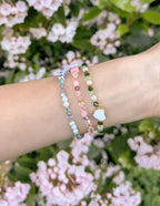 Elevated Faith Christian Jewelry Bracelet featuring colorful beads and heart charm for spiritual expression