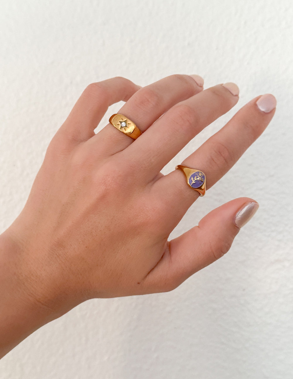 Elevated Faith Christian Jewelry Ring Set Featuring a Star and Heart Design for Faithful Wear