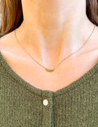 Elevated Faith Gold Necklace featuring a delicate design, perfect for Christian Jewelry enthusiasts