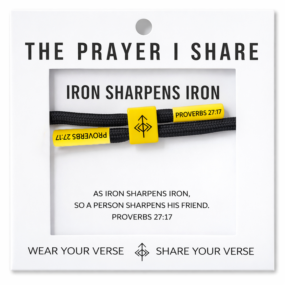 Iron Sharpens Iron, Proverbs 27:17