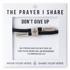 Don't Give Up, 2 Chronicles 15:7
