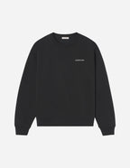 Elevated Faith Christian Crewneck Sweatshirt in black with a minimalist design and comfortable fit