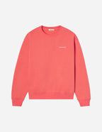 Elevated Faith Christian Crewneck Sweatshirt in coral with a simple logo on chest for comfort and style