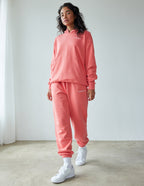 Elevated Faith Coral Sweatpants for Women, Ideal Christian Apparel for Comfort and Style