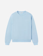 Elevated Faith Light Blue Christian Crewneck Sweatshirt for Comfort and Style