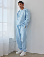 Light blue Christian Crewneck Sweatshirt for men, perfect for casual and comfortable wear