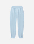 Light blue sweatpants from Elevated Faith featuring a comfortable fit, perfect for Christian Apparel enthusiasts