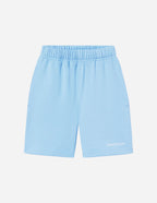 Elevated Faith Light Blue Christian Shorts with Elastic Waistband and Side Pockets