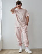 Elevated Faith Light Pink Sweatpants for Comfortable Christian Apparel with Cozy Fit