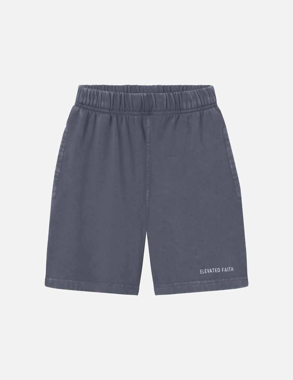 Elevated Faith Christian Shorts in comfortable fabric with an elastic waistband for casual wear