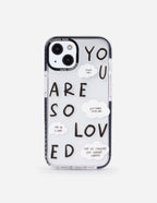 Elevated Faith Christian iPhone Case with uplifting messages and cloud designs for encouragement