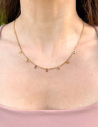 Elevated Faith 'Blessed' Gold Necklace as a stylish piece of Christian Jewelry