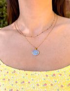 Layered Elevated Faith Necklace with Gold Chain and Christian Jewelry Pendant for Everyday Wear