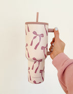 Elevated Faith Tumbler with Pink Ribbon Design, Perfect for Christian Gifts