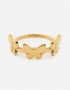 Gold Butterfly Ring from Elevated Faith, a unique piece of Christian Jewelry for everyday wear