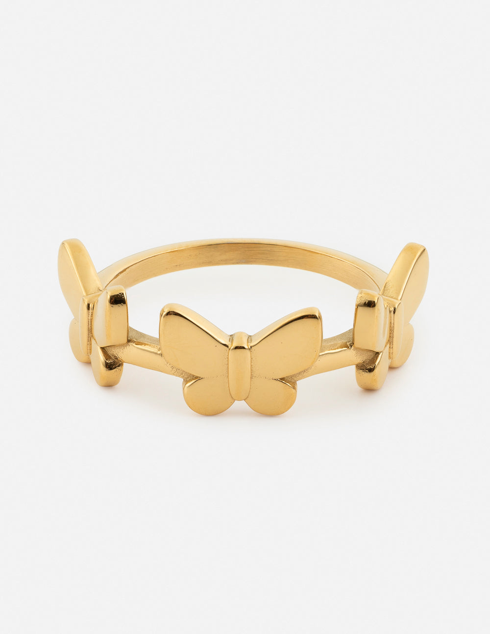 Gold Butterfly Ring from Elevated Faith, a unique piece of Christian Jewelry for everyday wear