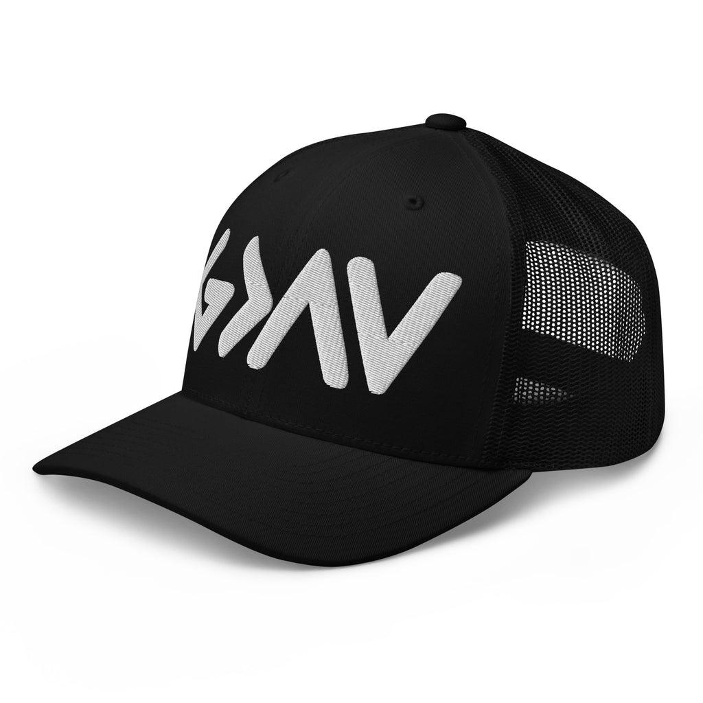 Black Rep The One Christian Embroidered Hat with Mesh Back for Stylish Comfort