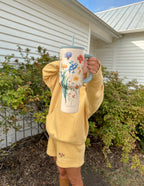 Elevated Faith Tumbler adorned with floral designs, perfect Christian Gifts for nature lovers