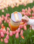 Elevated Faith Tumbler with Orange and Purple Gradient, Ideal for Christian Gifts and Everyday Use
