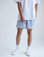 Light blue Christian Shorts by Elevated Faith, perfect for casual wear and comfort