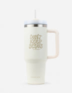 Elevated Faith Tumbler with Don't Keep Jesus to Yourself slogan, perfect for Christian gifts