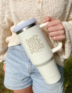 Elevated Faith Don't Keep Jesus Tumbler in White, perfect Christian Gifts for faith-inspired hydration