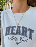 Elevated Faith Gold Heart Pendant Necklace as part of stylish Christian Jewelry collection