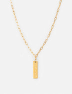 Elevated Faith Gold Necklace with Faith Pendant, a stylish piece of Christian Jewelry