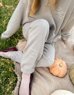 Elevated Faith Christian Apparel Gray Sweatpants with Inspirational Words for Comfort and Style