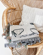 Elevated Faith Strawberry Design Blanket, a cozy addition to Christian gifts for home decor