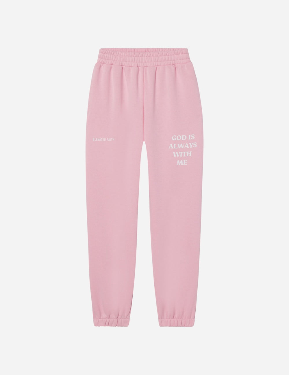 God Is Always With Me Pink Unisex Sweatpant