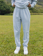 Light blue Elevated Faith sweatpants featuring soft fabric, ideal for casual wear in Christian Apparel