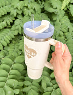 Elevated Faith Tumbler with 'God is Love' Design, Ideal for Christian Gifts