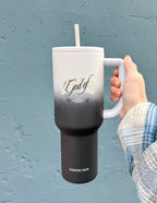 Elevated Faith Tumbler with God is Good Design, Perfect Christian Gifts for Everyday Use
