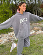 Elevated Faith Gray Sweatpants for Women, perfect for casual wear and comfortable Christian Apparel