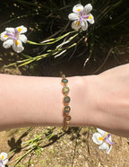 Elevated Faith Letter Bracelet displaying 'FAITH' beads as stylish Christian Jewelry Bracelet