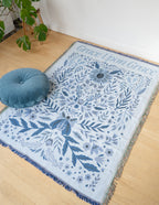 Elevated Faith Grace Upon Grace Blanket with Floral Design Ideal for Christian Gifts