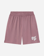 Elevated Faith Heart of God Christian Shorts in Dusty Rose Color for Comfortable Activewear