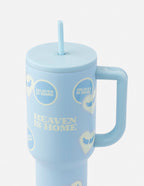 Elevated Faith Heaven is Home Tumbler in Light Blue, Perfect for Christian Gifts