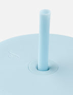 Elevated Faith Blue Tumbler with Straw, perfect for Christian Gifts enthusiasts