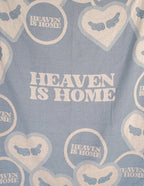 Elevated Faith Blanket Featuring 'Heaven is Home' Design, Ideal for Christian Gifts