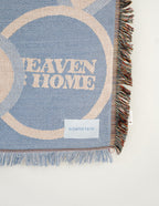 Elevated Faith Blanket with Heaven is Home Design, Ideal for Christian Gifts