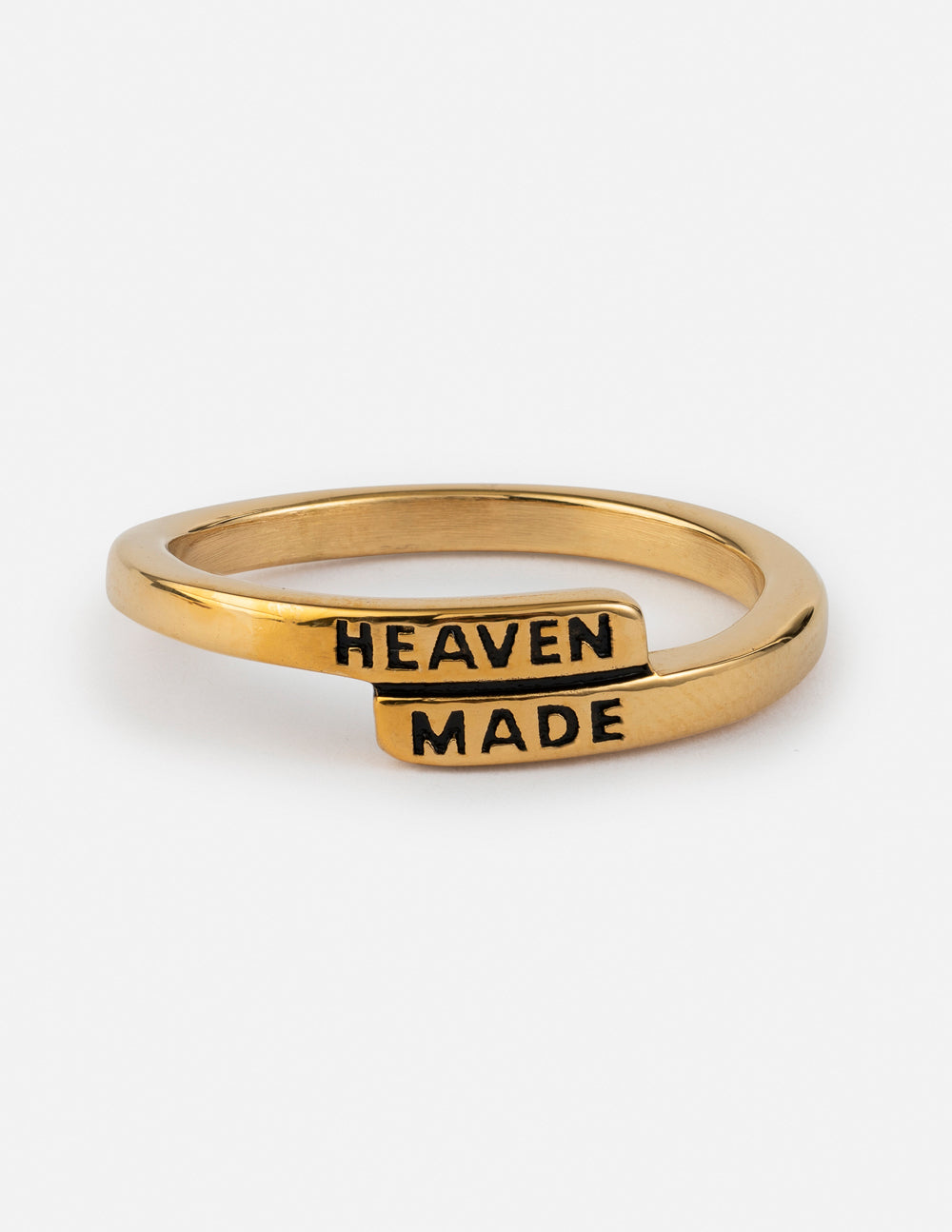 Elevated Faith Heaven Made Ring in Gold, a unique piece of Christian Jewelry for daily inspiration