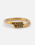 Elevated Faith Heaven Made Ring in Gold, a unique piece of Christian Jewelry for daily inspiration