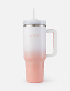 Elevated Faith Pink and White Gradual Tumbler perfect for Christian gifts and daily hydration
