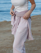 Elevated Faith Women's Sweatpants in Light Purple, part of Christian Apparel for casual comfort