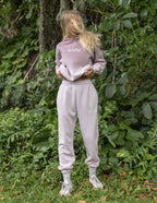 Elevated Faith Sweatpants in Light Purple, Comfortable Christian Apparel for Everyday Wear
