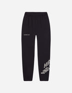 Elevated Faith Black Sweatpants with Inspirational Text, perfect for Christian Apparel enthusiasts